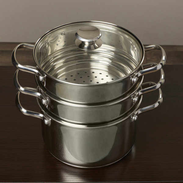 Cook N Home 4 Piece Stainless Steel Multi Pot Set & Reviews Wayfair